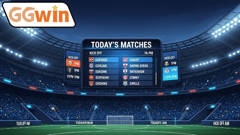 Các giải đấu bóng đá được cập nhật tại GGWIN hôm nay